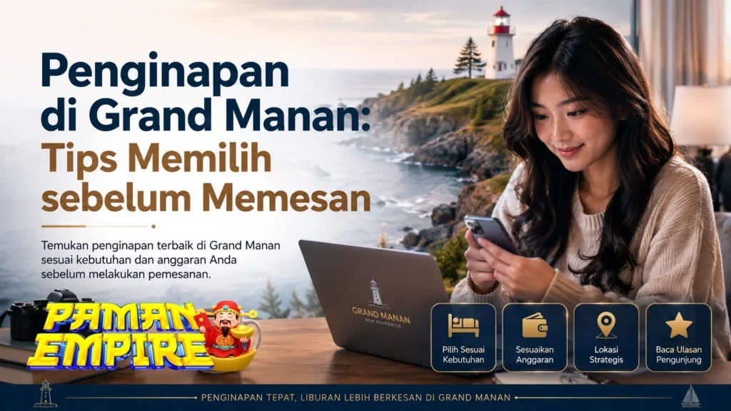 Kamar penginapan di Grand Manan sebagai panduan memilih akomodasi sebelum memesan