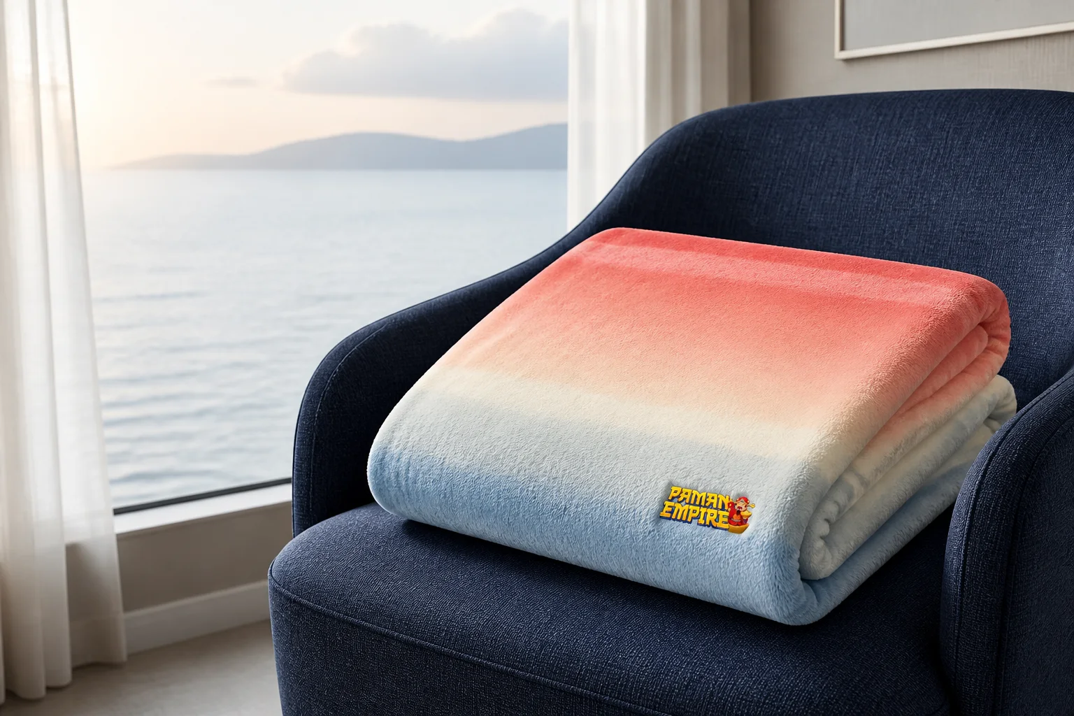 Ferryview x Paman Empire Sunrise Travel Blanket